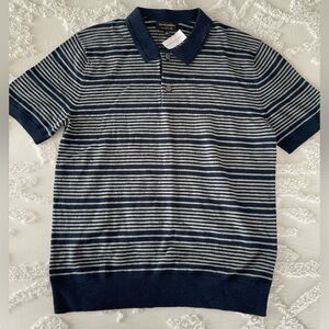 Banana Republic Textured Sweater Polo